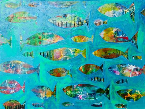 abstract fish art|Abstract fish art paintings .